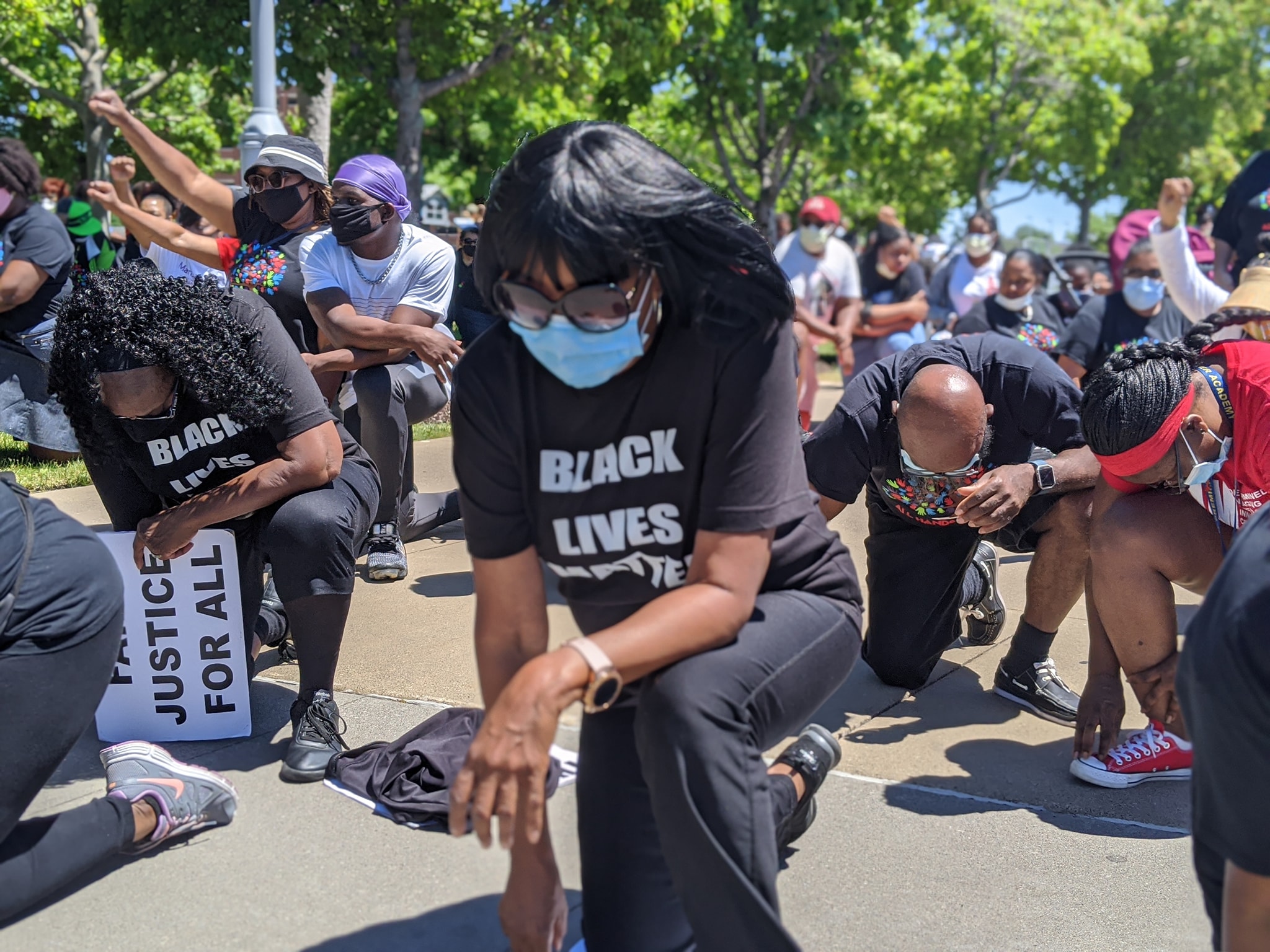 Matrix Staff Marches for Racial Justice and Equality