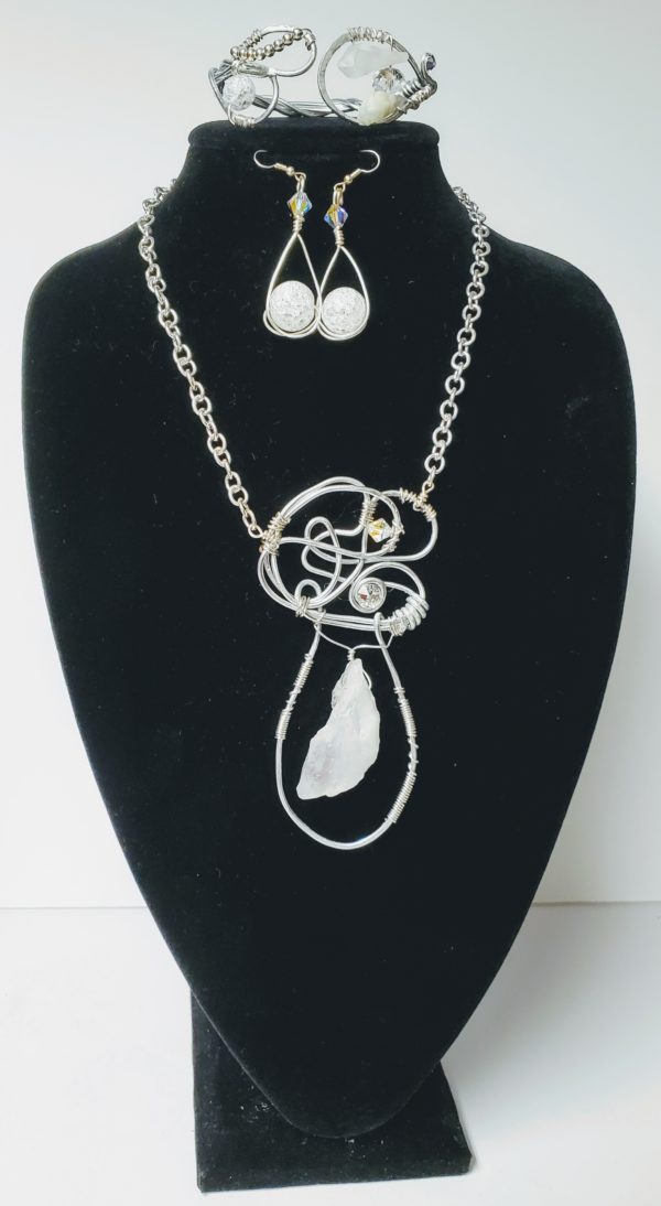 Drusy Quartz Jewelry Set by Rosemary Summers Matrix Human Services
