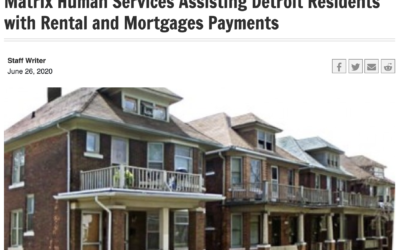 Matrix Launches New Program to Assist Detroit Residents with Rent and Mortgage Payments