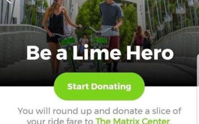 Matrix Partners with Lime so Riders Can Easily Round-Up Their Ride to Support Matrix