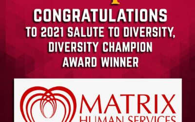 Matrix Receives Diversity Champion Award From Corp!