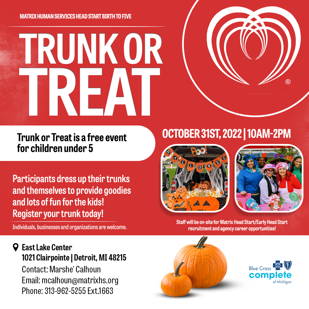 TrunkOrTreat Matrix Human Services